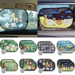 2PCS Car Sun Shade Side Window Curtain | Universal Static Adsorption Sunshade Cover detail view