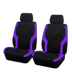 AUTO PLUS Sports Universal Polyester Car Seat Cover Set Fit Most Car Plain Fabric Bic lifestyle view