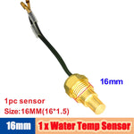 52mm Auto Gauge Kit with Sensor | LED Digital Oil Temp, Water Temp, Oil Pressure, F additional angle
