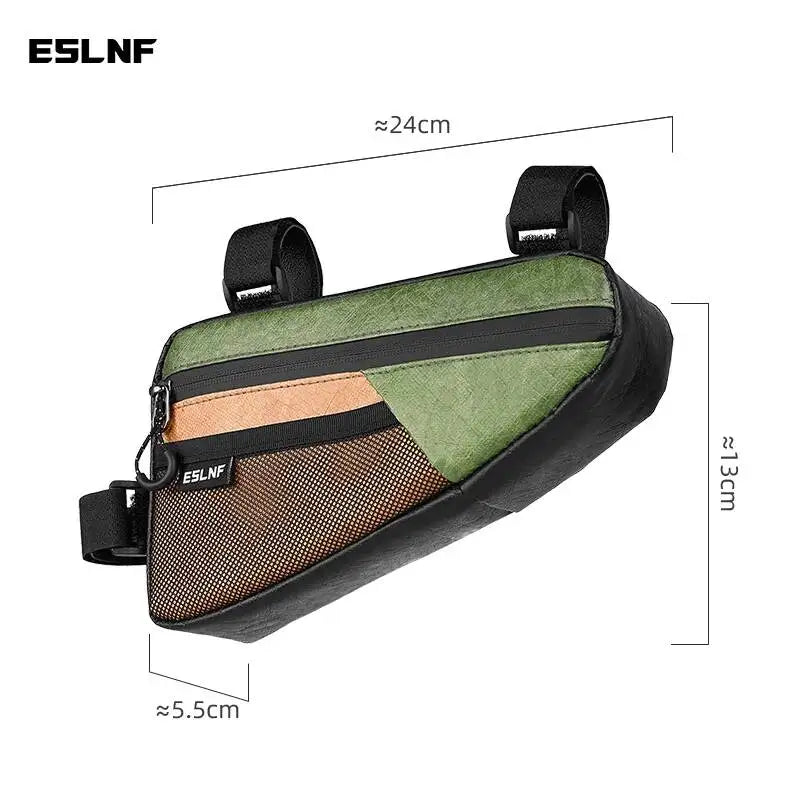 ESLNF Fit Bag, Capacity For Road Triangle Mountain Large Top Durable Tube Universal additional angle