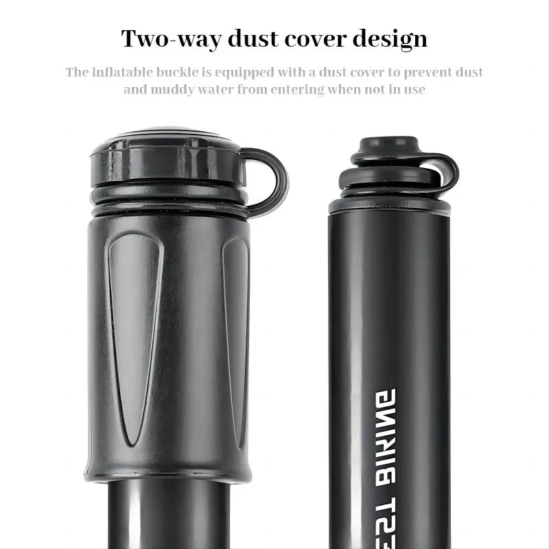 WEST BIKING Mini Aluminum Alloy Bicycle Hand Air Pump | 100Psi Tire Inflator for Schr alternate view