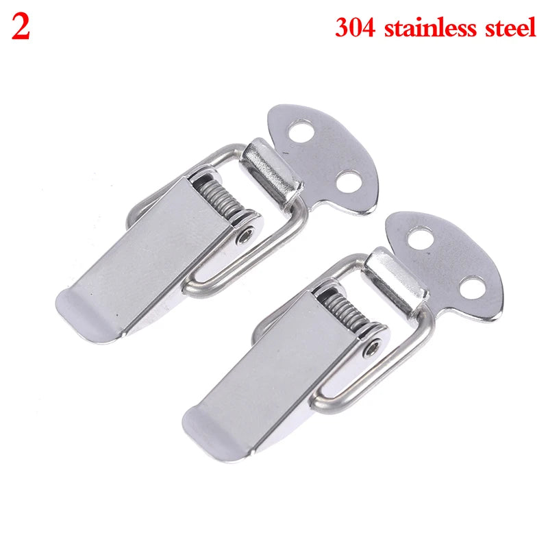 2PCS Snap Lock Toggle Latches Spring Loaded Clamp Clip Case Box Latch Catch Toggle Ten close-up view