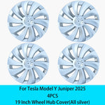 19 Inch Hub Cap Set for Tesla Model Y Juniper 2025+ | 4PCS Wheel Cover lifestyle view