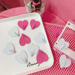 Three Heart-Shaped Hooks with Strong Adhesive,Perfect for Hanging Decorations in Kitc lifestyle view