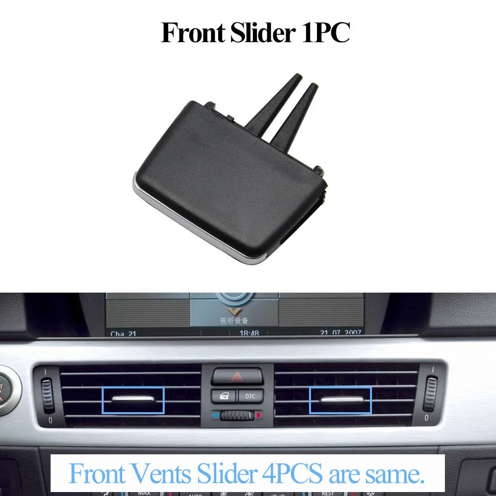 Car Front Air Conditioner AC Vent Grille Tab Clip Repair Kit For BMW 3 Series E90 E91 E92 E93 316 318 320 325 328 64229130458