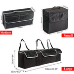 Car Trunk Organizer Felt Boot Organizer Storage Bag | Universal Collapsible Cargo Box alternate view