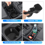 TPE Car Central Control Water Cup Holder For Honda CR-V CRV 6th Gen 2023 2024 2025 additional angle
