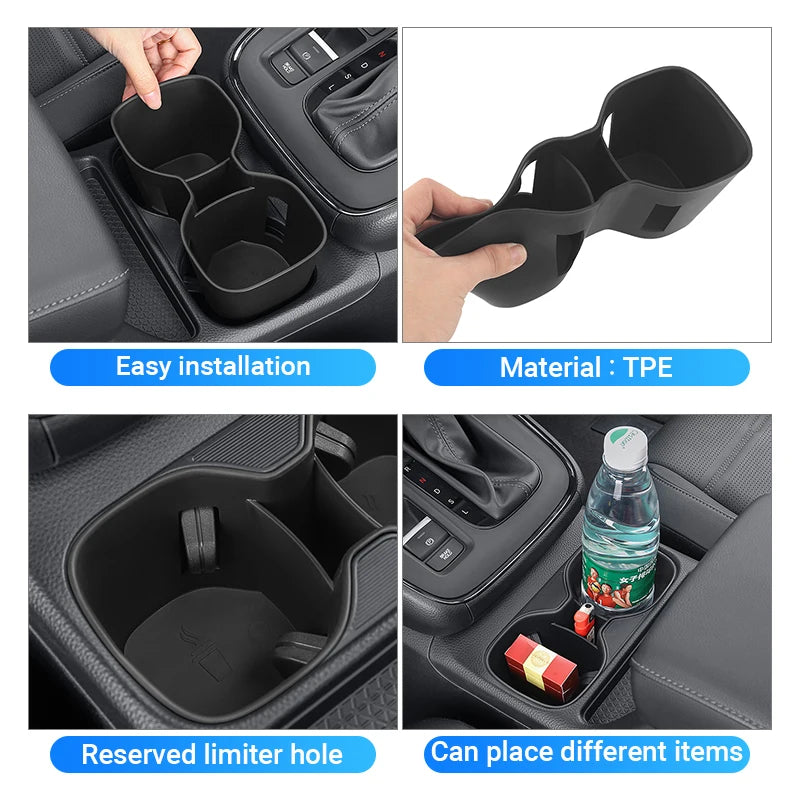 TPE Car Central Control Water Cup Holder For Honda CR-V CRV 6th Gen 2023 2024 2025 additional angle