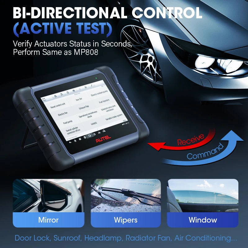 Autel MK808S Car Diagnostic Tool Automotive Code Reader OE All Systems Diagnostics Bid close-up view