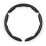 Anti‑Slip Carbon Fiber Steering Wheel Cover Ergonomic Hand Grip Wear‑Resistant Car Inter detail view