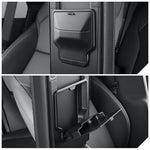 Tesla Cup Holder Insert & Armrest Box Organizer – TPE Center Console Protector for additional angle