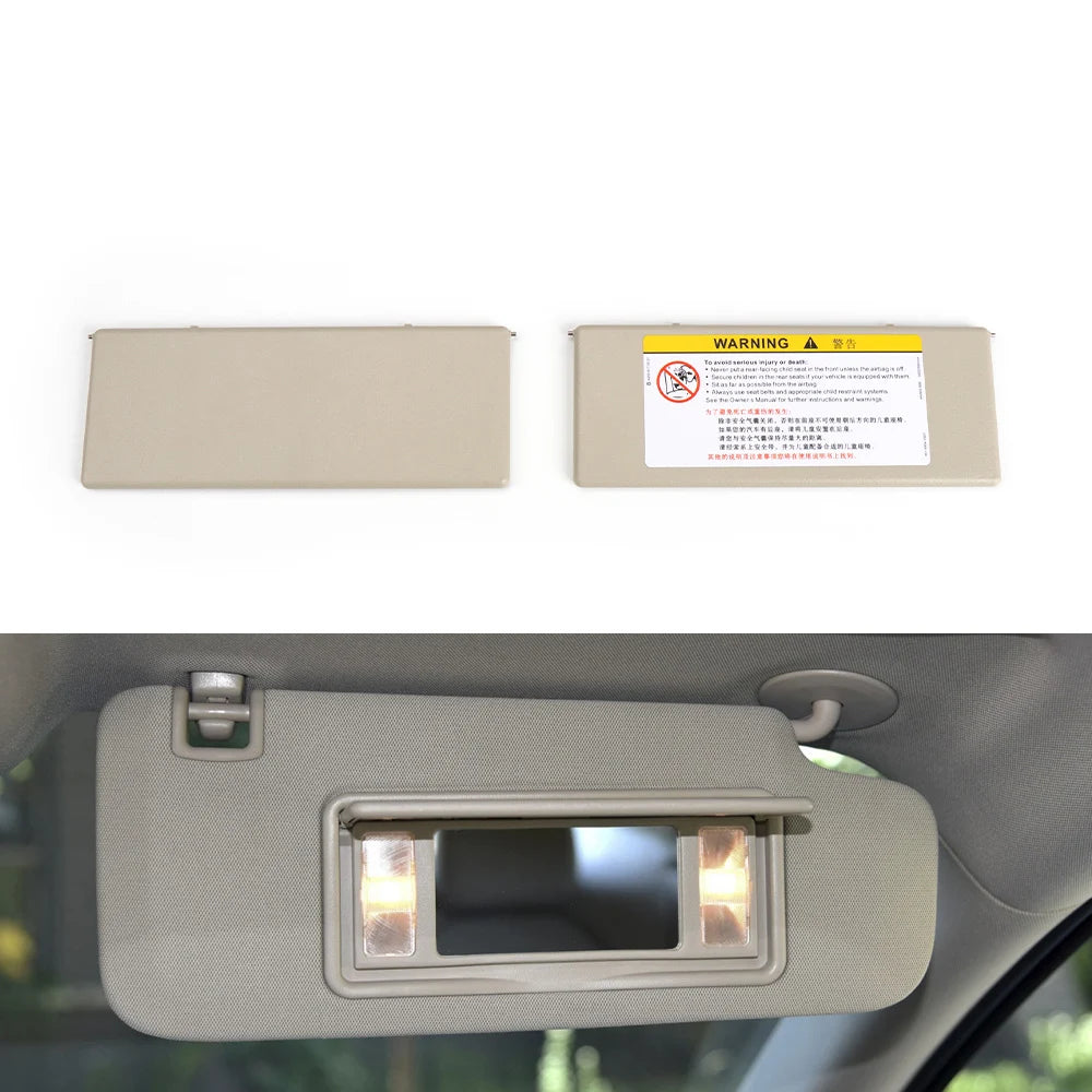 Sun Visor Shade Mirror Cover Replacement Interior Makeup Mirror Cover for Opel Insignia 2010 2011 2012 2013 2014