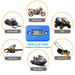 LCD Digital Tach Hour Meter | Waterproof Hour Counter for ATV Motorcycle Boat Generat lifestyle view