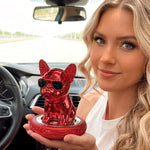 car fresheners vent metal french bulldog scent auto diffuser perfume ornaments car interior accessories solid perfume refill car