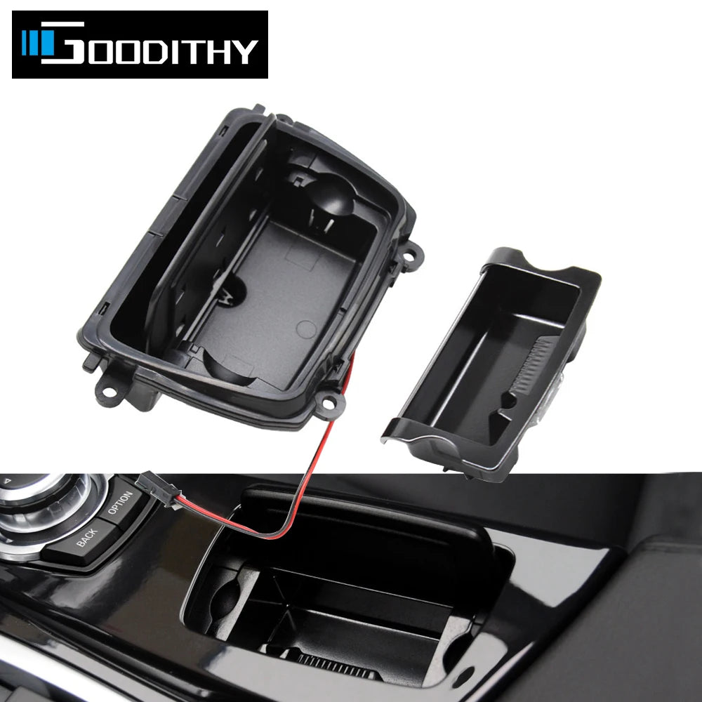 Car ABS Center Console Ashtray Assembly Liner Box Cover For BMW 5 Series F10 F18 520 523 525 528 530