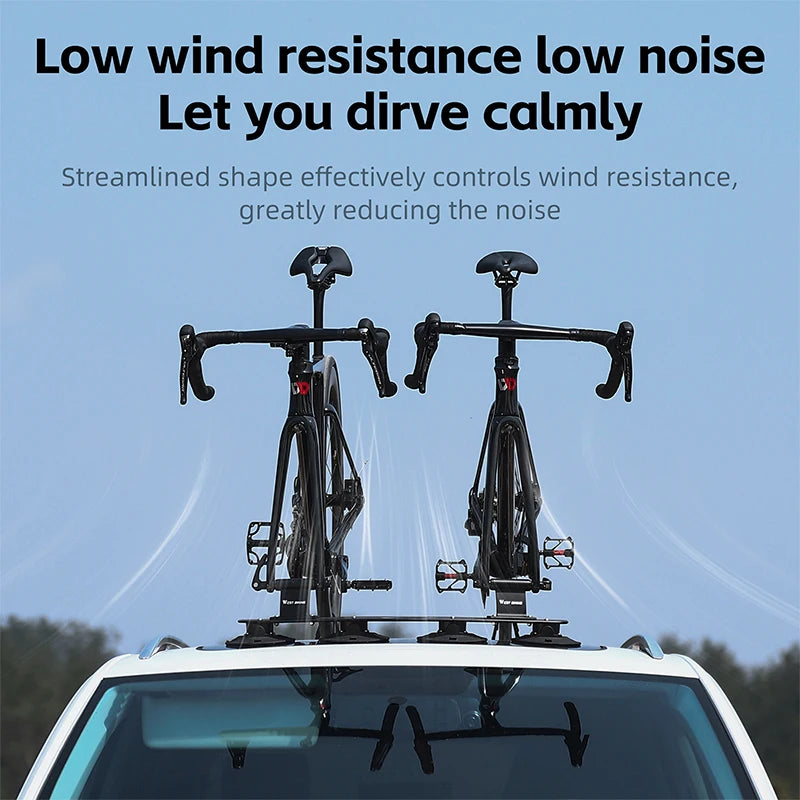 WEST BIKING Bike Rack Vacuum Suction Roof-Top Car Rack | Quick Install Bicycle Roof Su close-up view
