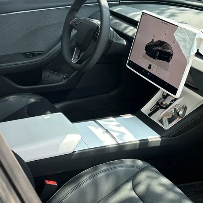 For Tesla Model Y Juniper 2025 Center Console Organizer Set | Interior Storage Acce additional angle