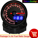 52mm 7 Color LED Car Gauge Set | Dual Display Boost Water Temp Oil Pressure Voltmeter alternate view
