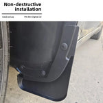 Tesla Model 3 Highland Mud Flaps (2024–2026) | Front & Rear Wheel Splash Guards, 4-Pie close-up view