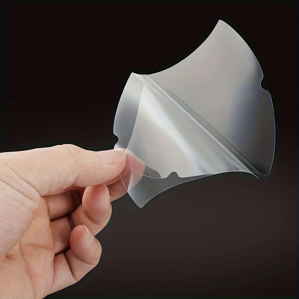 5pcs universal Invisible Car Door Handle Scratches Automobile Shakes Protective Vinyl close-up view
