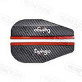 2pcs Carbon Fiber Car Rearview Mirror Rain Eyebrow | Rainproof Accessories for Renault close-up view