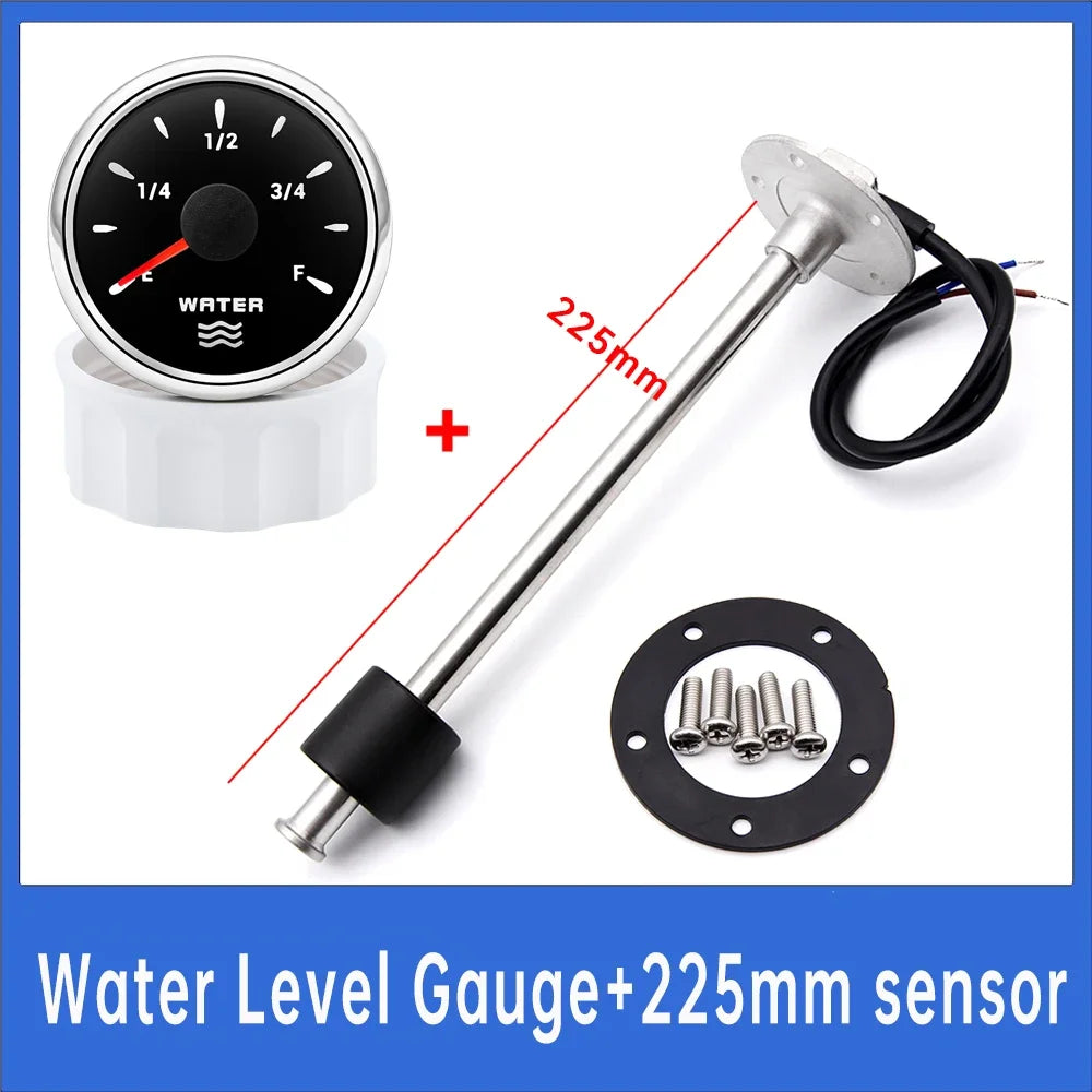 100mm-500mm Car Water Level Gauge Sensor with 7-Color Digital Pointer Indicator | 0-1 alternate view