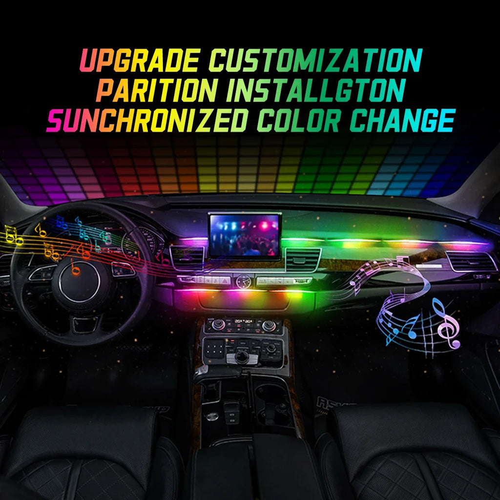 Car Atmosphere Light Strip with 30s Auto OFF Module | USB Expansion Dock for Tesla Mo alternate view