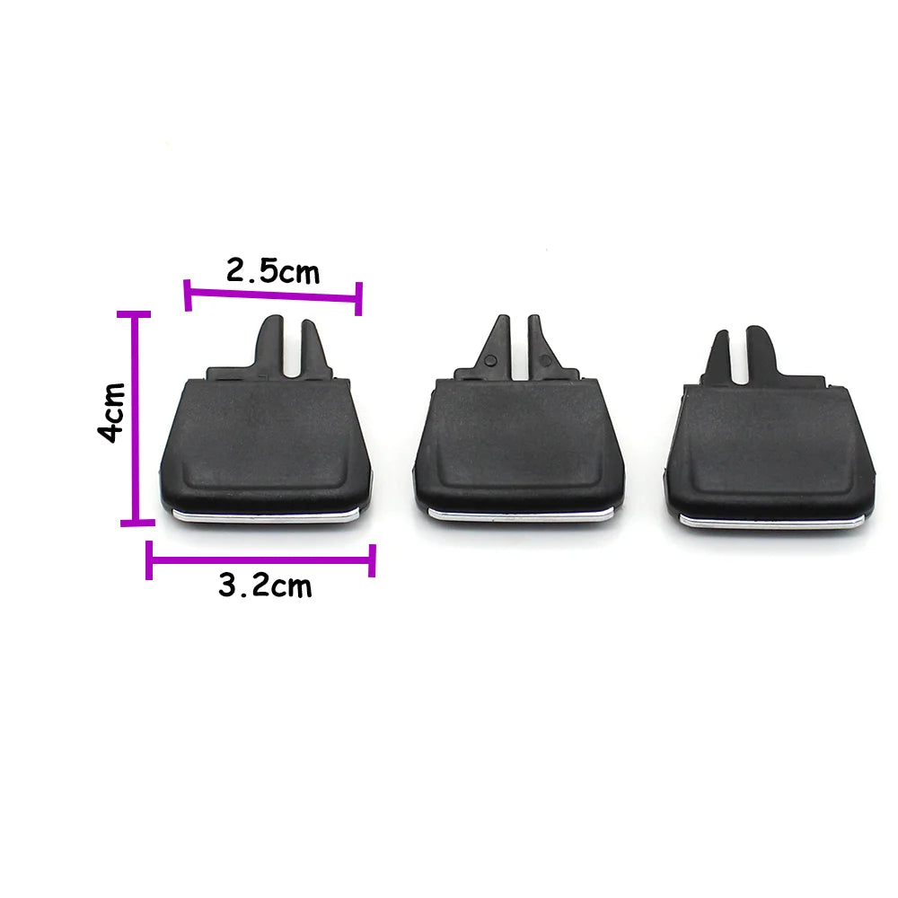 Kodiaq Karoq Car Front Rear Air Conditioner AC Vent Grille Tab Slider Clip Outlet Repair Kit For Skoda 2016-2025 56G819701
