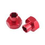 4Pcs Aluminum Alloy 5mm To 12mm Hex Wheel Hub Adapter Conversion For WPL D12 D14 1/10 MN Model D90 MN82 MN99s MN78 Wheels