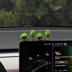 2/3/4Pcs Natural Green Fortune Wishing Tree Fresh Odorless Large Size Car Dashboard D alternate view