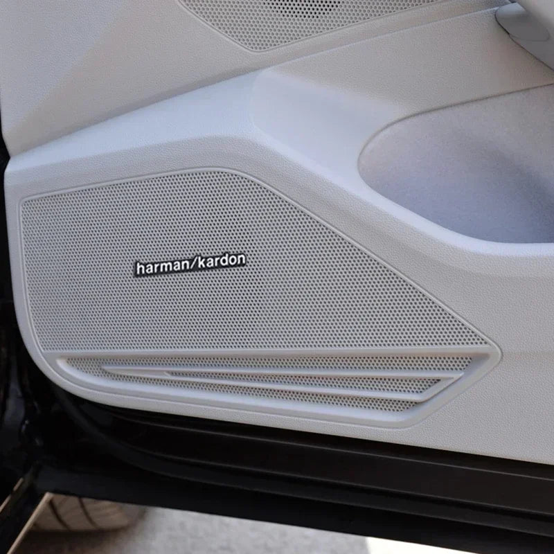 Harman Kardon BOSE Badge aluminum 3D car audio stickers For bmw Dacia Alfa Romeo Lada Skoda Hyundai Infiniti Volvo Audi Jaguar