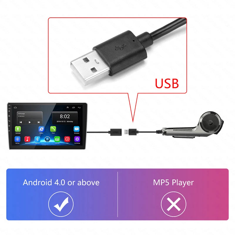 Car DVR Dash Cam Full HD 1080P | ADAS LDWS for Android Car Radio additional angle
