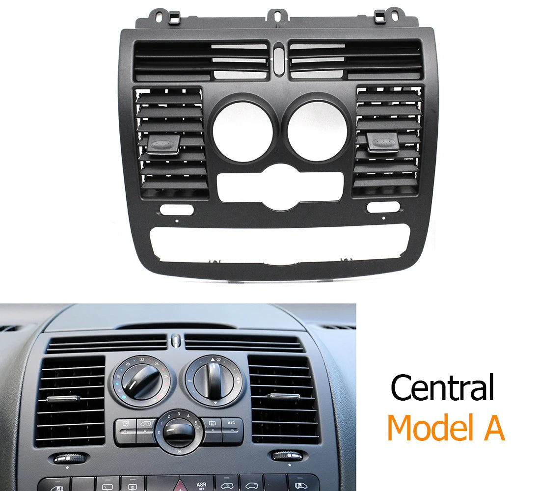 Interior Car Dashboard Central Left Right Air Conditioner Ac Vent Grille Cover For Mercedes Benz Vito Viano W636 W639 2004-2015