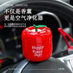 Apple Car Fragrance Decoration Car Air Freshener Fruit Flavor Solid Fragrance Decoration