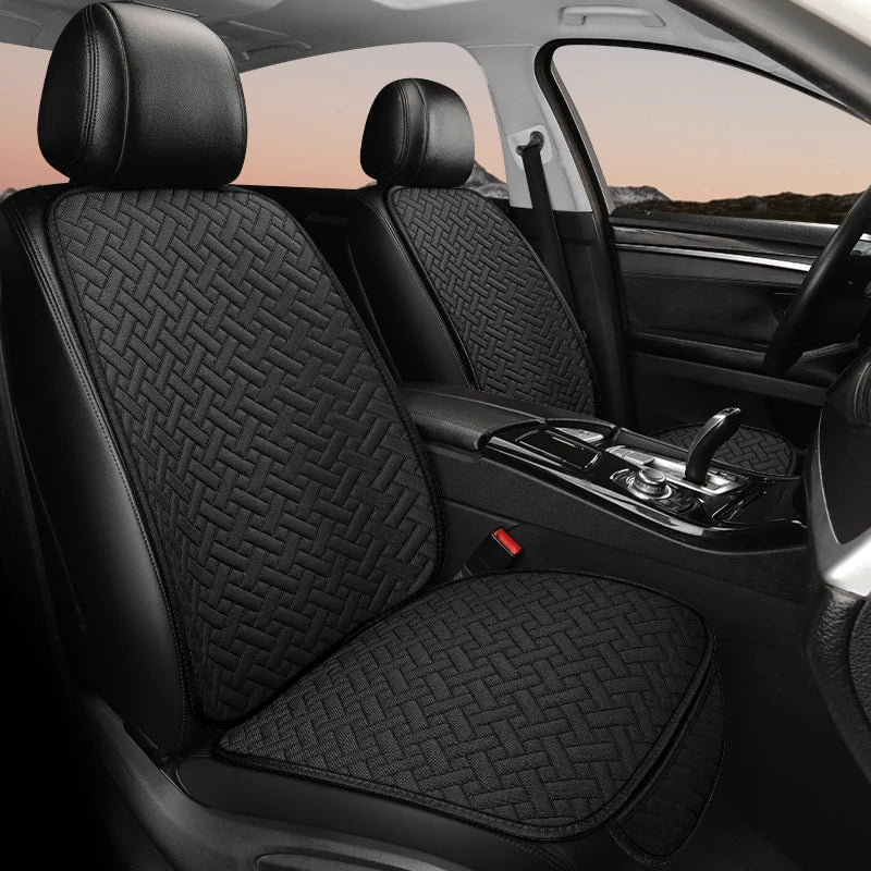Car Seat Cushion, All Season Universal Linen Car Seat Cushion Cover, Anti Slip, Wear-Resistant, Smal