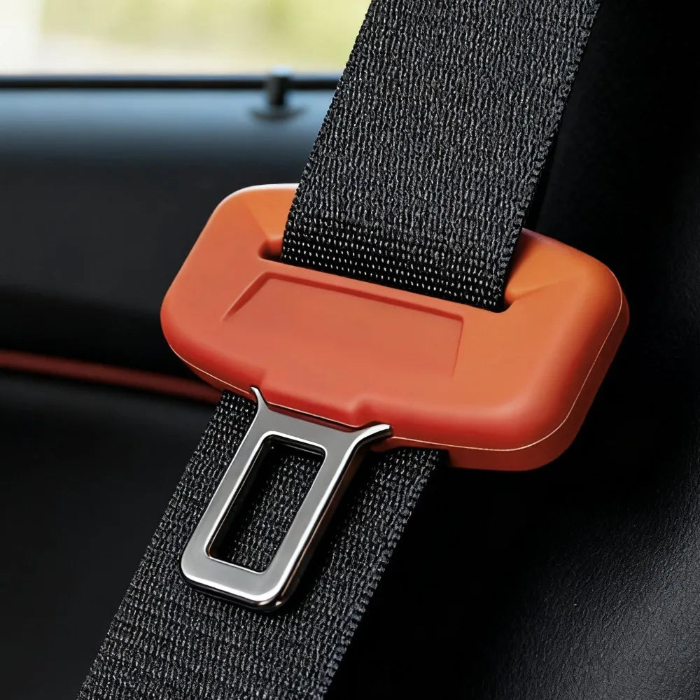Auto Seat Belt Clip Silicone Sleeve Buckle Protector Anti Collision Pads Interior Panel Scratch Guard Car Styling Accessories