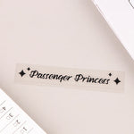Passenger Princess Star Mirror Decal | Personalized Car Rearview Mirror Sticker detail view