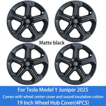 19 Inch Hub Cap Set for Tesla Model Y Juniper 2025+ | 4PCS Wheel Cover alternate view