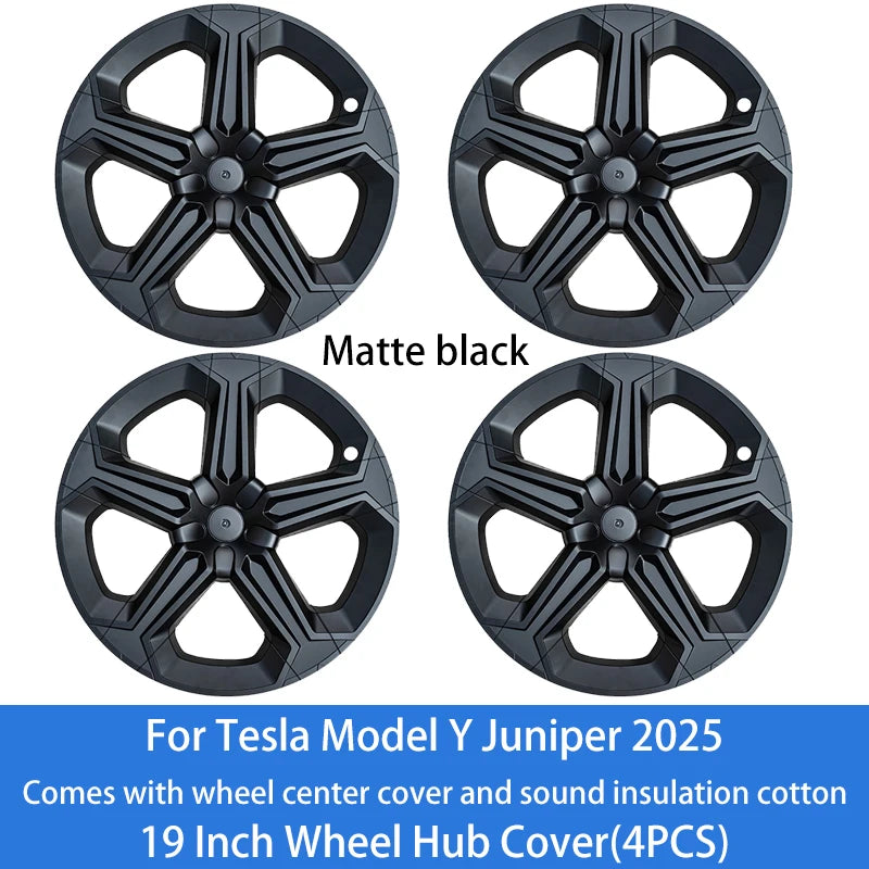 19 Inch Hub Cap Set for Tesla Model Y Juniper 2025+ | 4PCS Wheel Cover alternate view
