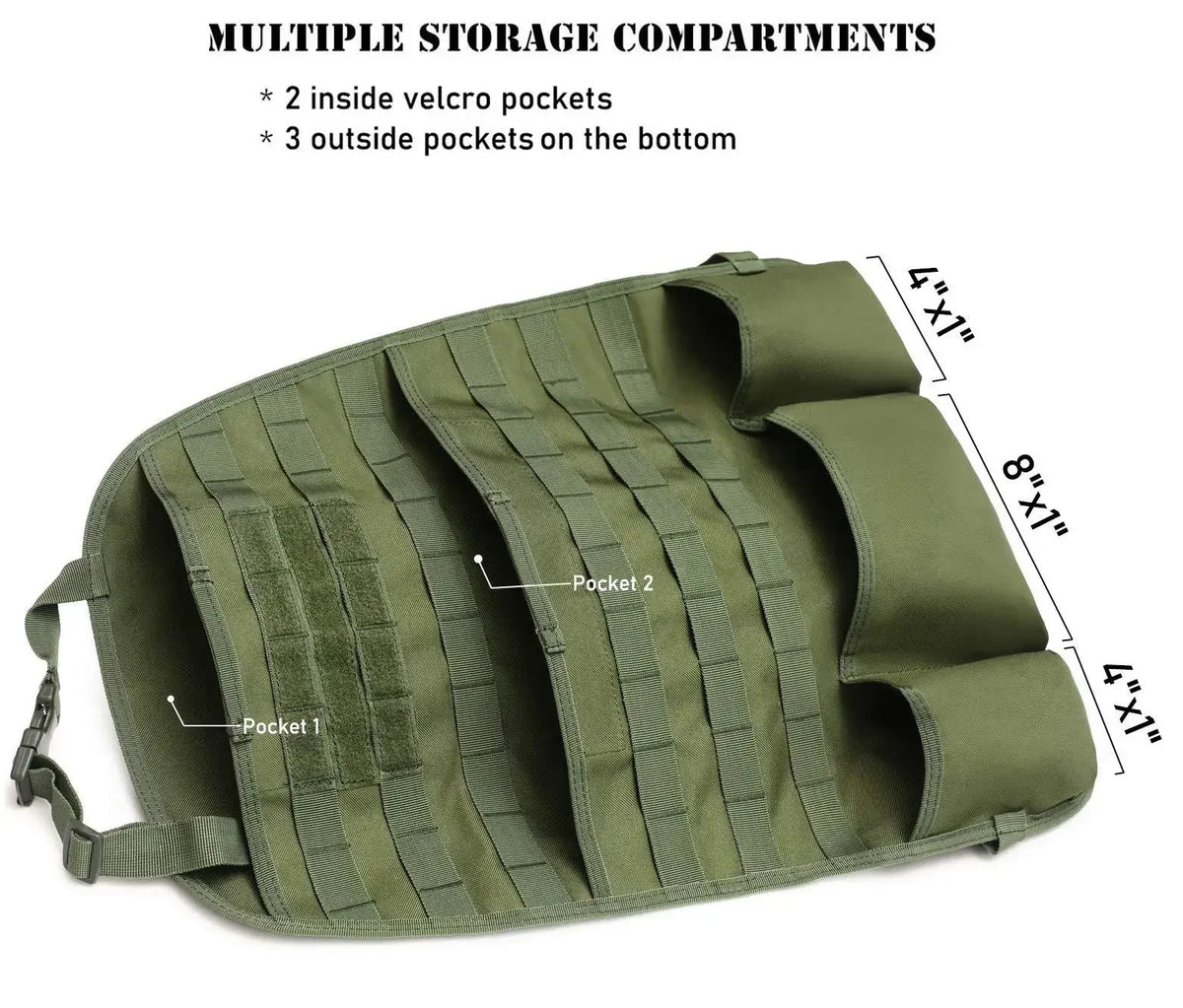 Car Seat Back Organizer Storage Pouch | Nylon