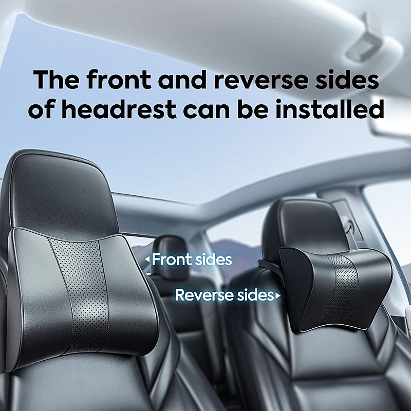 Tesla Model 3 & Model Y Memory Foam Neck Pillow | 5D Headrest Support for Neck Stiffn lifestyle view