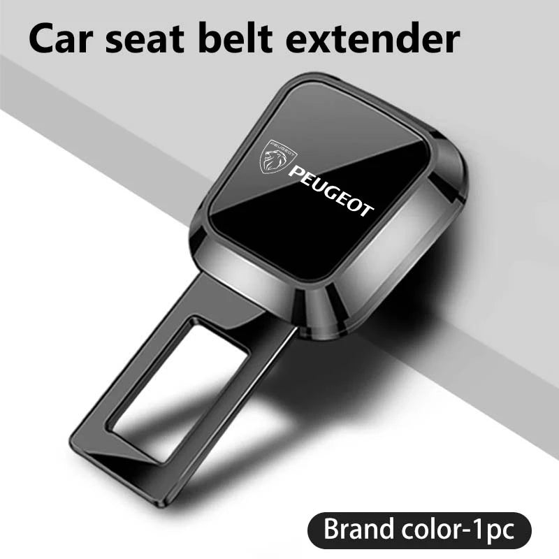Car Seat Belt Extender Plug for Peugeot 206 207 208 3008 307 308 2008 407 508 5008 106 close-up view