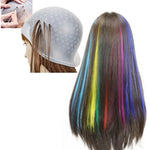 Silicone Cap for Scratches Hair Painting Hat for Scratches Silicone Meches Hair Color lifestyle view