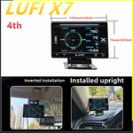 LUFI X7 4th Gauge GPS Head-up Display | OBD2 Meter with Turbo, Oil Pressure, and Gyro