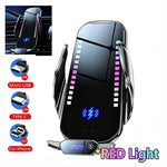 Magnetic Car Wireless Charger | Infrared Induction Phone Mount for Fast Charging