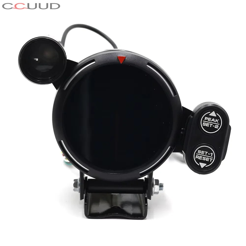 CCUUD 80MM High Speed Stepper Motor Tachometer Gauge | 7 Colors 0-11000 RPM Meter with close-up view