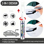 Car Paint Repair Pen Touch Up Scratch Remover DIY Auto Accessories White LY9H Blue Bro close-up view