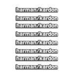 Harman Kardon BOSE Badge aluminum 3D car audio stickers For bmw Dacia Alfa Romeo Lada Skoda Hyundai Infiniti Volvo Audi Jaguar