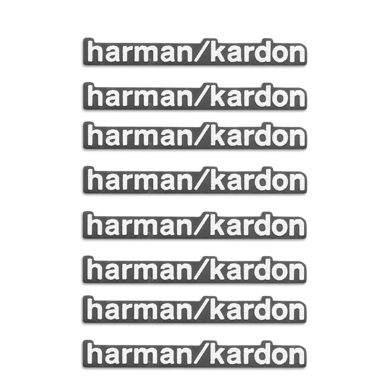 Harman Kardon BOSE Badge aluminum 3D car audio stickers For bmw Dacia Alfa Romeo Lada Skoda Hyundai Infiniti Volvo Audi Jaguar