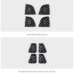 For Tesla Model 3 Highland Model Y Carbon Fiber Door Switch Trim | Interior Stickers detail view